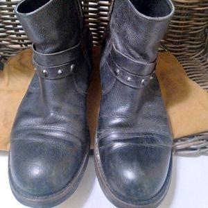 Baldinini Ankle Leather Boots (38)
